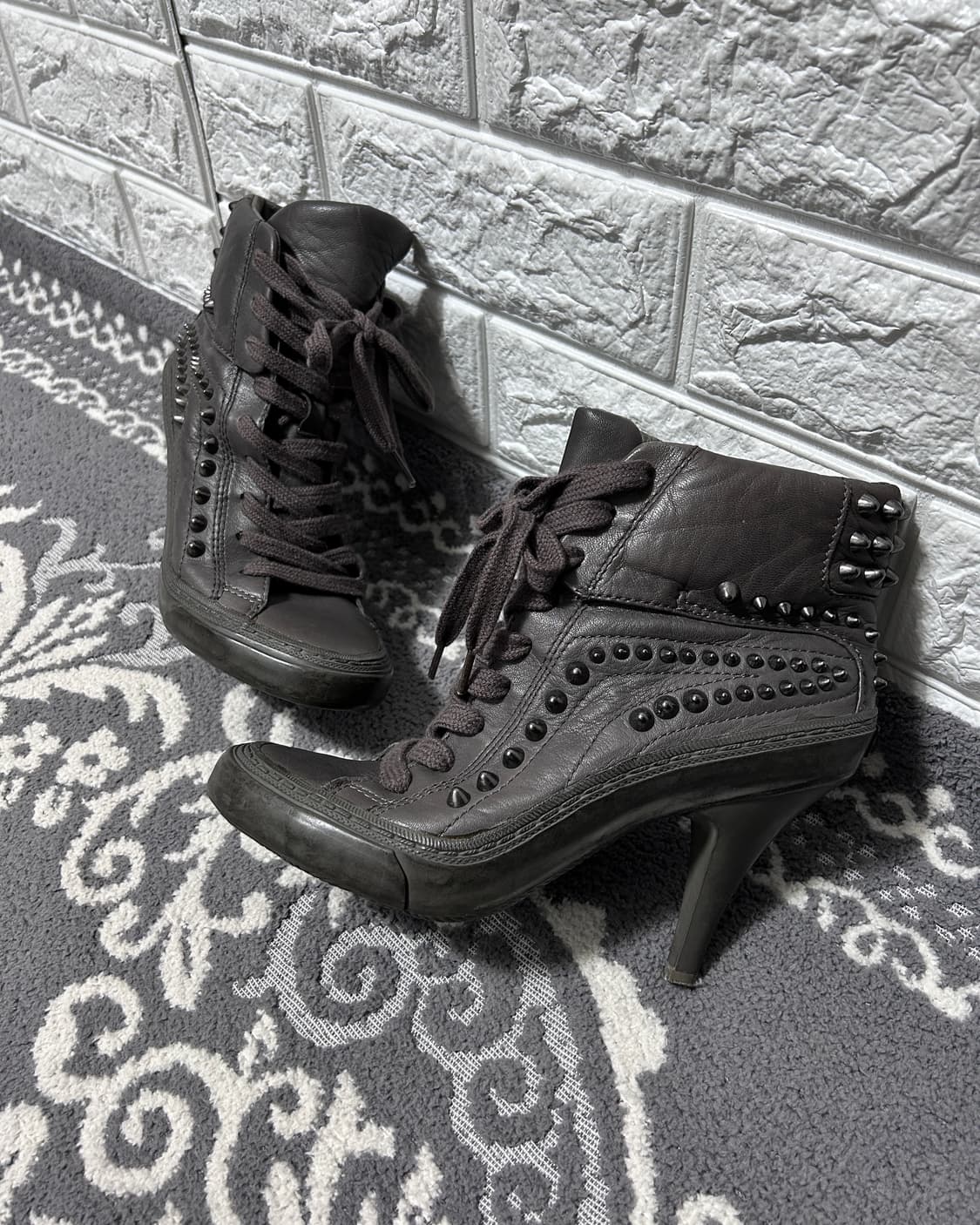 Ash 아쉬 스터드 스니커즈 힐 부츠 상품이미지1