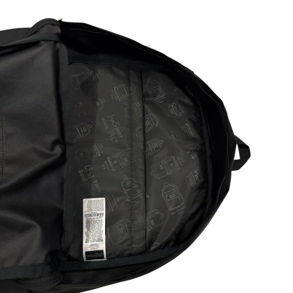 잔스포츠 빈티지 호프만 주우재 백팩 가방 블랙 상품이미지4