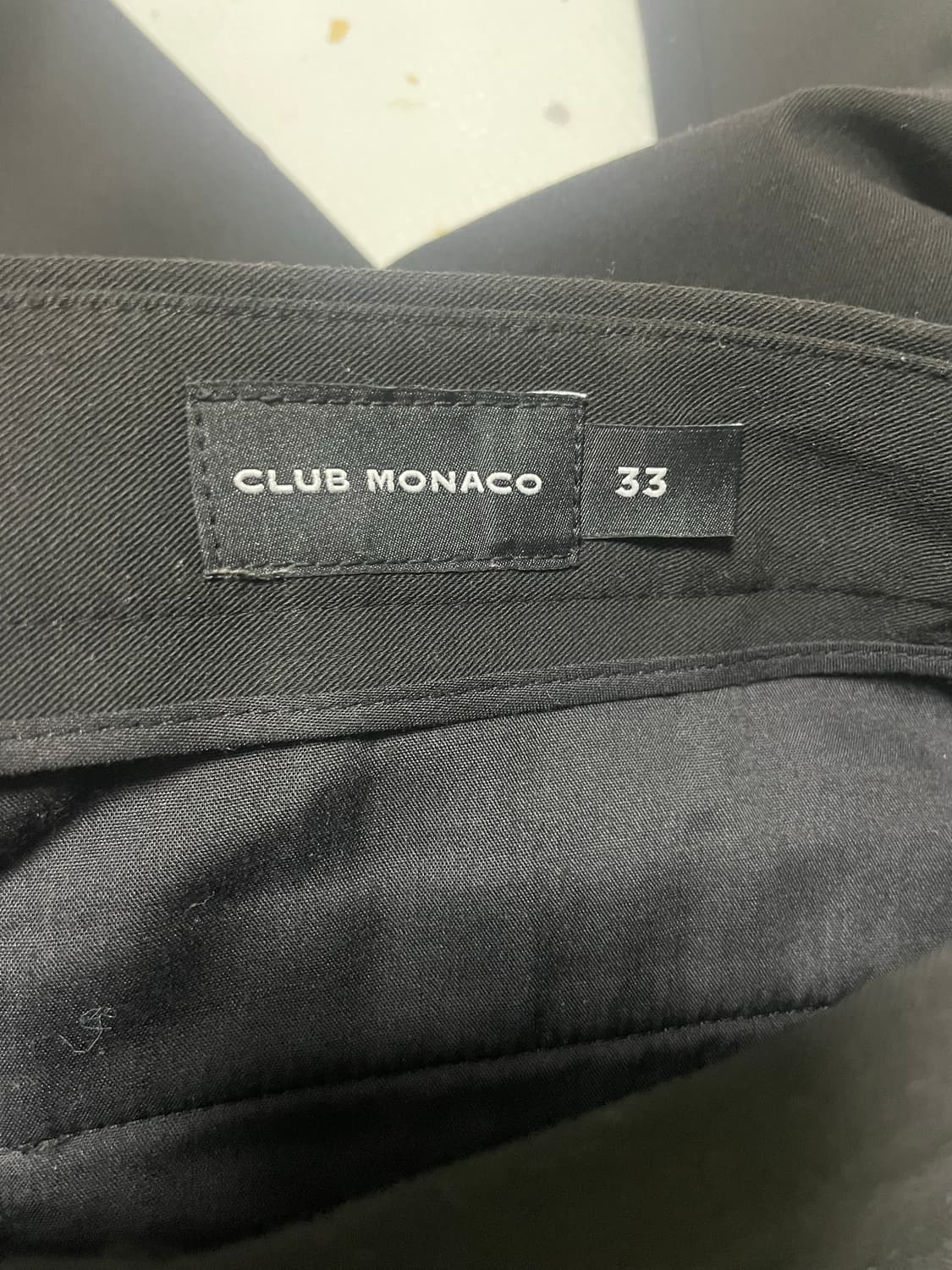 클럽모나코 카고 슬랙스 블랙 33사이즈 상품이미지3