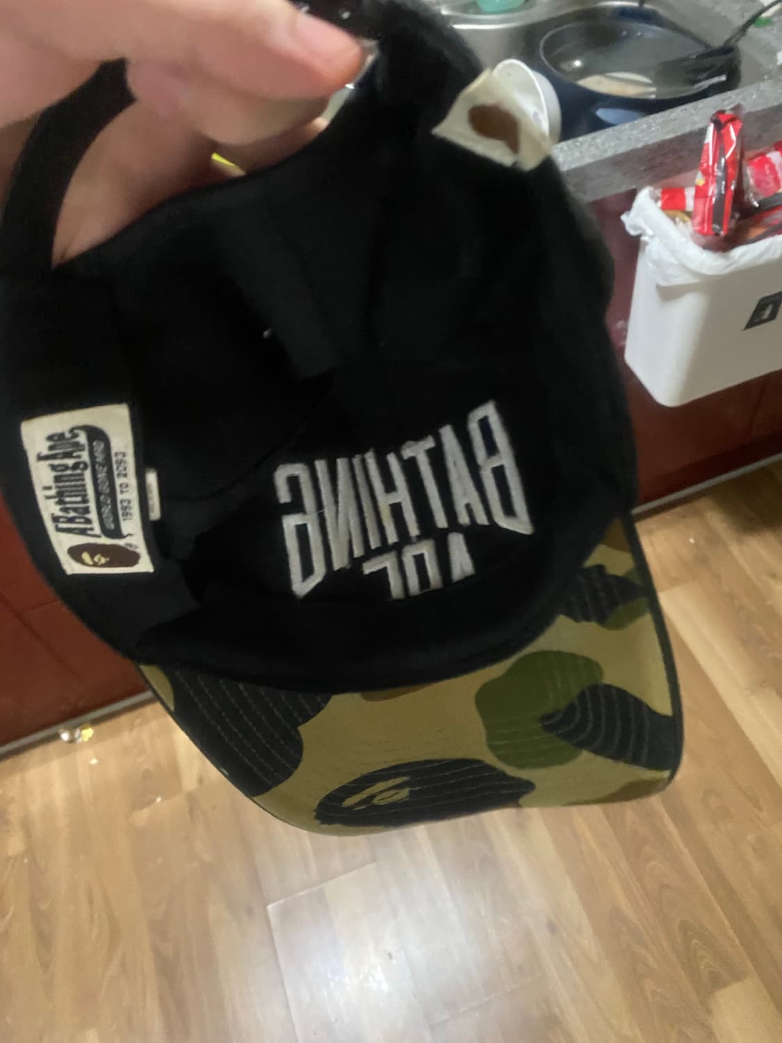 90’s OG bape lettering cap 상품이미지6