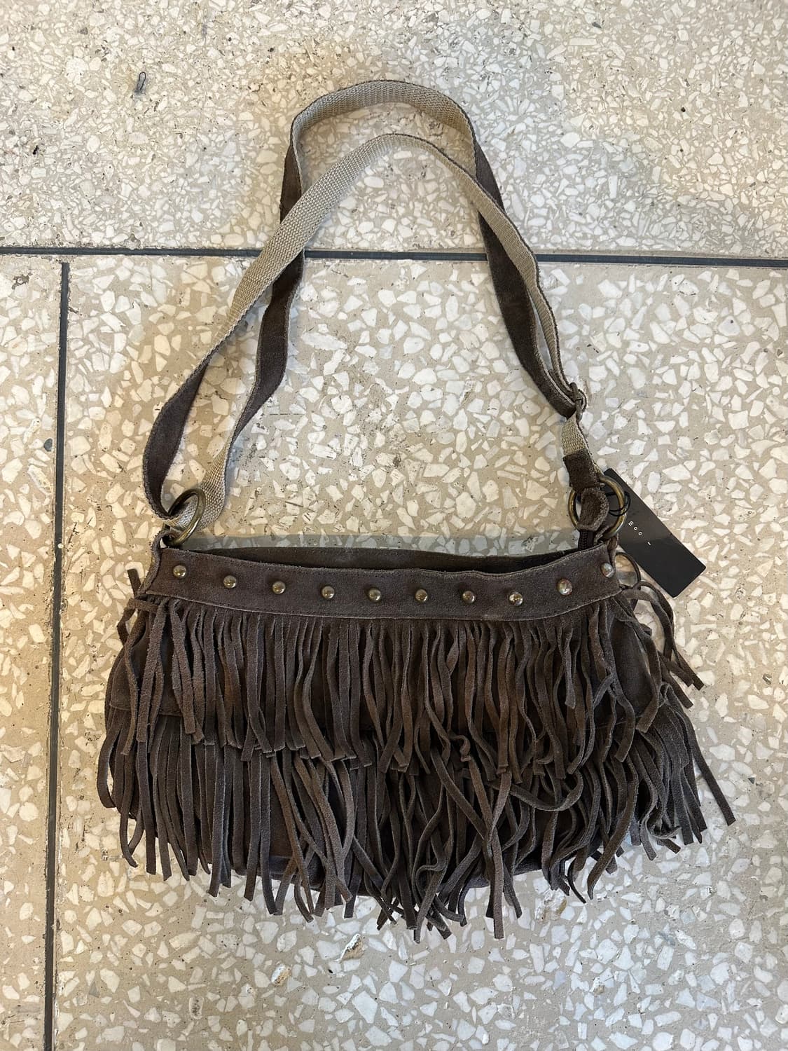 Western fringe detail shoulder bag 상품이미지1