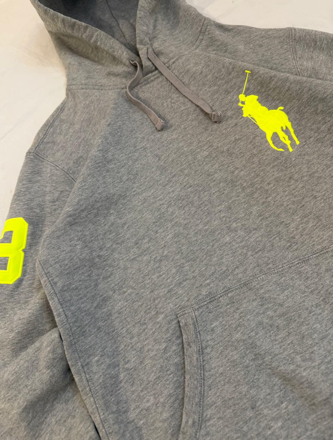 폴로 랄프로렌 빅포니 후드티 그레이 상품이미지2