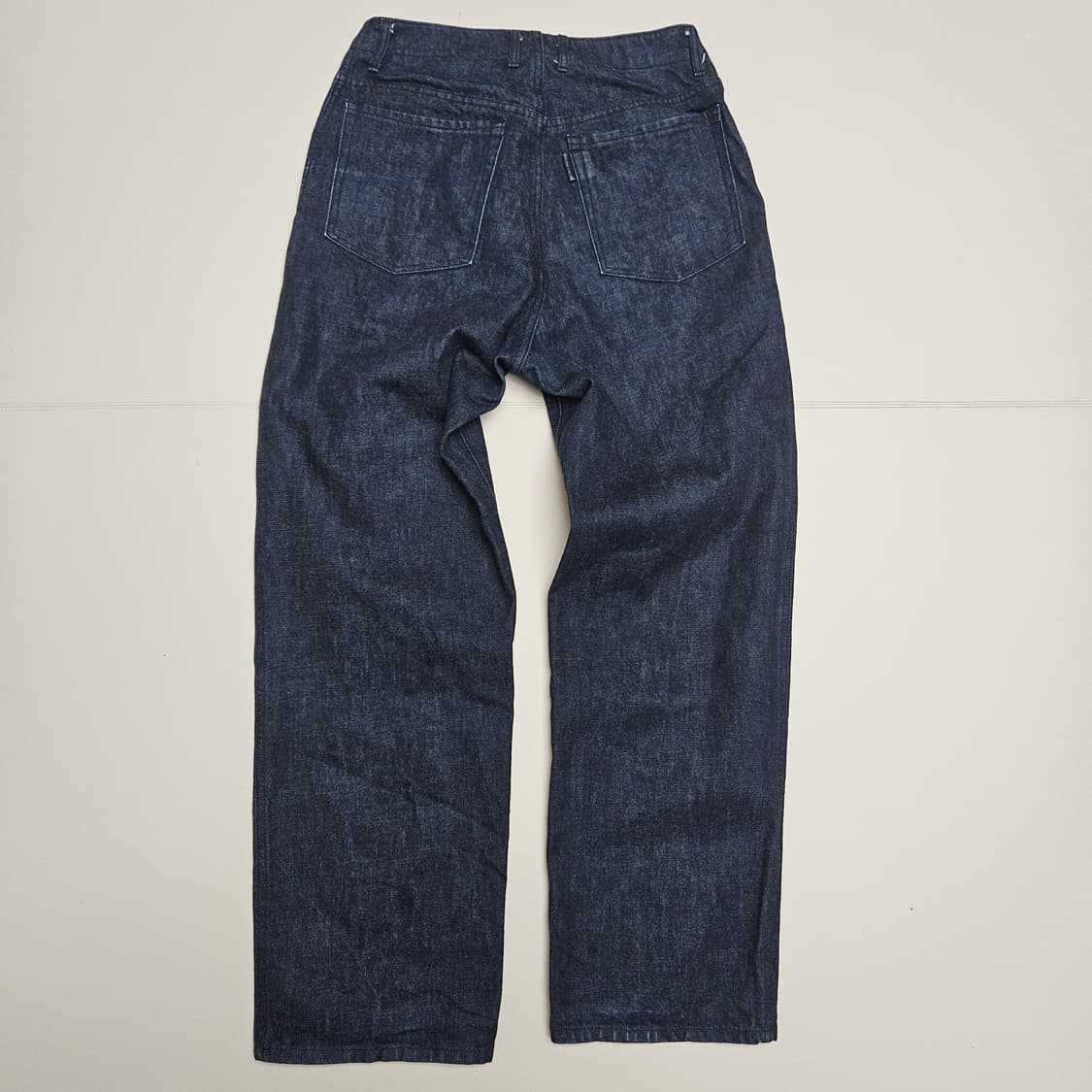 (무료배송) 포터리 원워시 와이드 데님 블루 2 상품이미지3