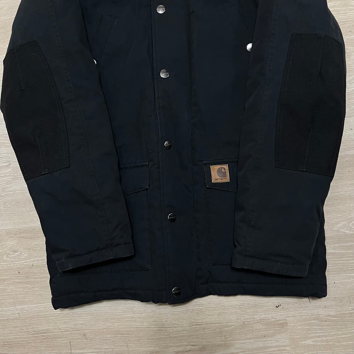 칼하트 트래퍼 와펜 퍼후드 야상 롱패딩 파카 [블랙] S/90 상품이미지3