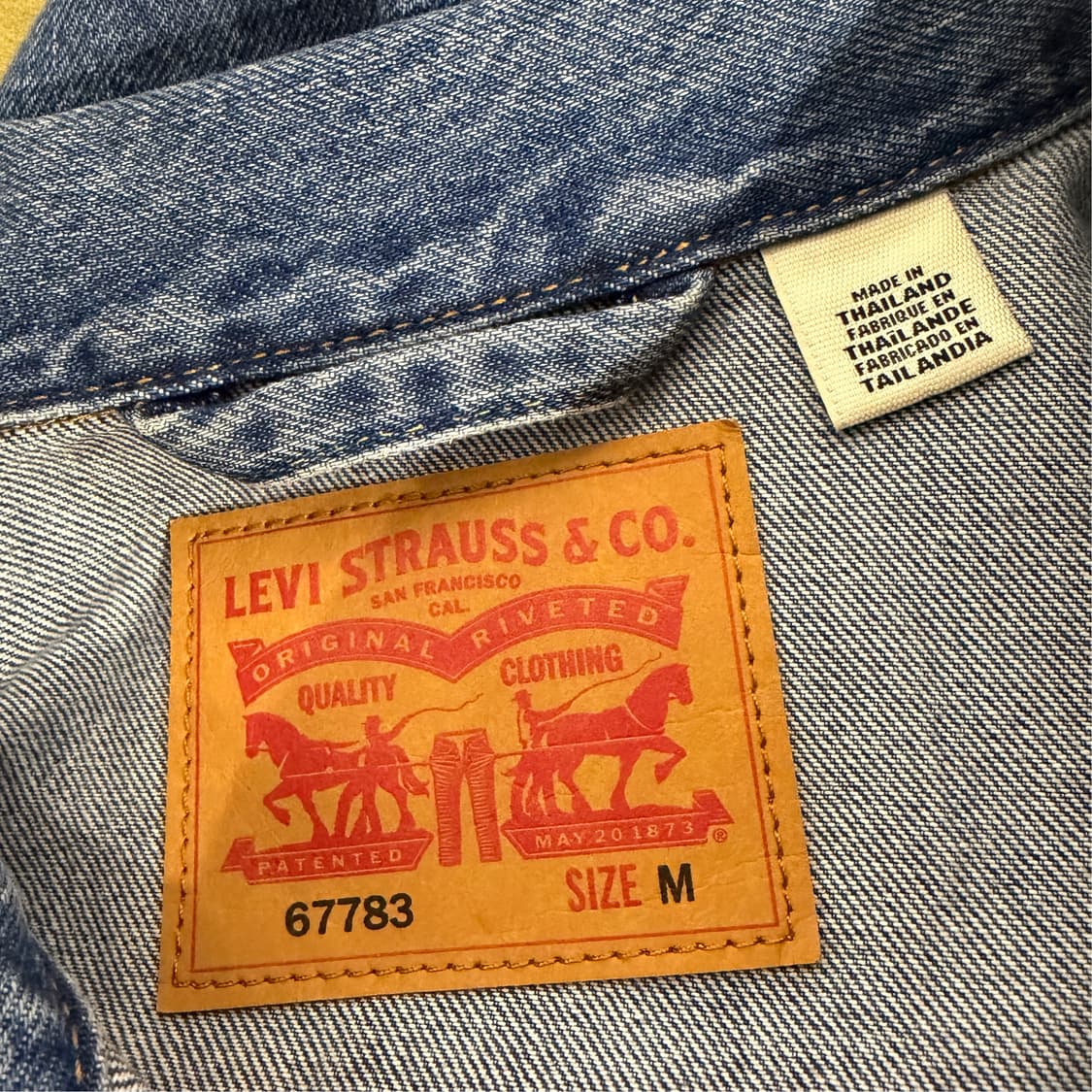 [M] 리바이스 67783 청자켓 데님자켓 상품이미지8