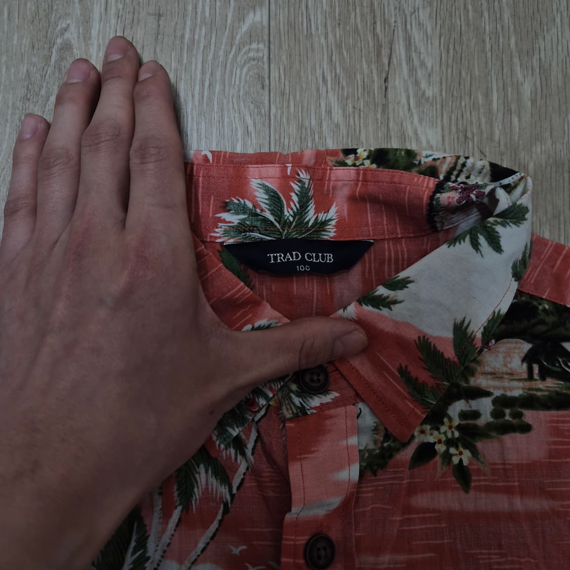 TRAD CLUB 트랜드 클럽 하와이안 반팔 셔츠 L(100) 상품이미지4