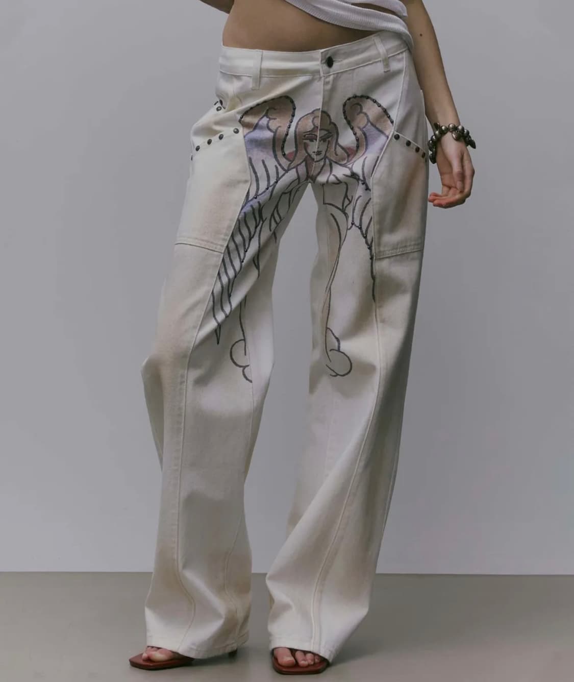 [DEADSTOCK] sculptor x ed hardy 데님팬츠 상품이미지1