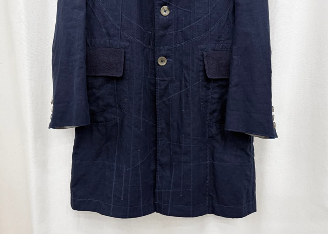 준야와타나베 린넨 패치워크 코트 상품이미지3