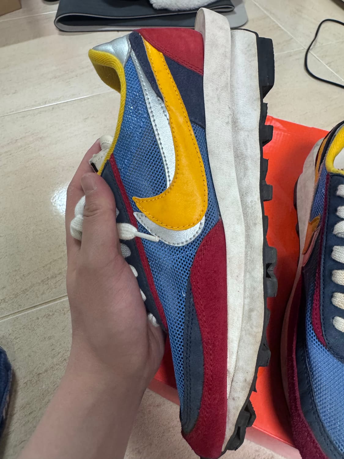 나이키 x 사카이 LD와플 블루 멀티 270사이즈 상품이미지6