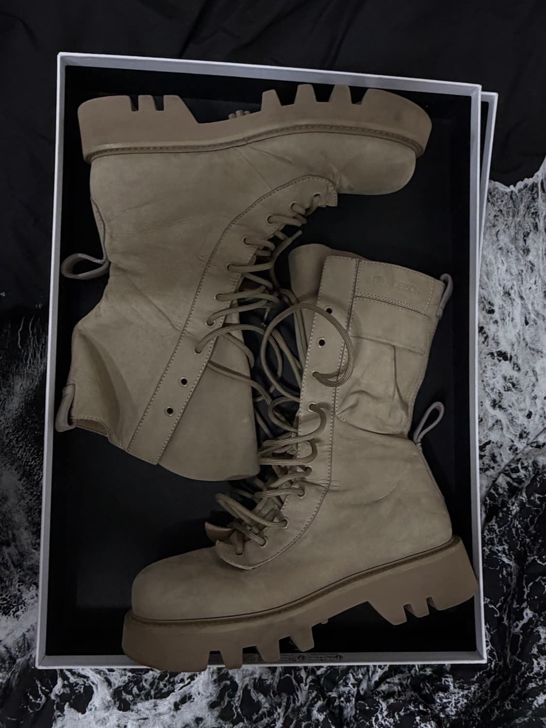 40) 25ss jw anderson combat boots 컴뱃 부츠 상품이미지1