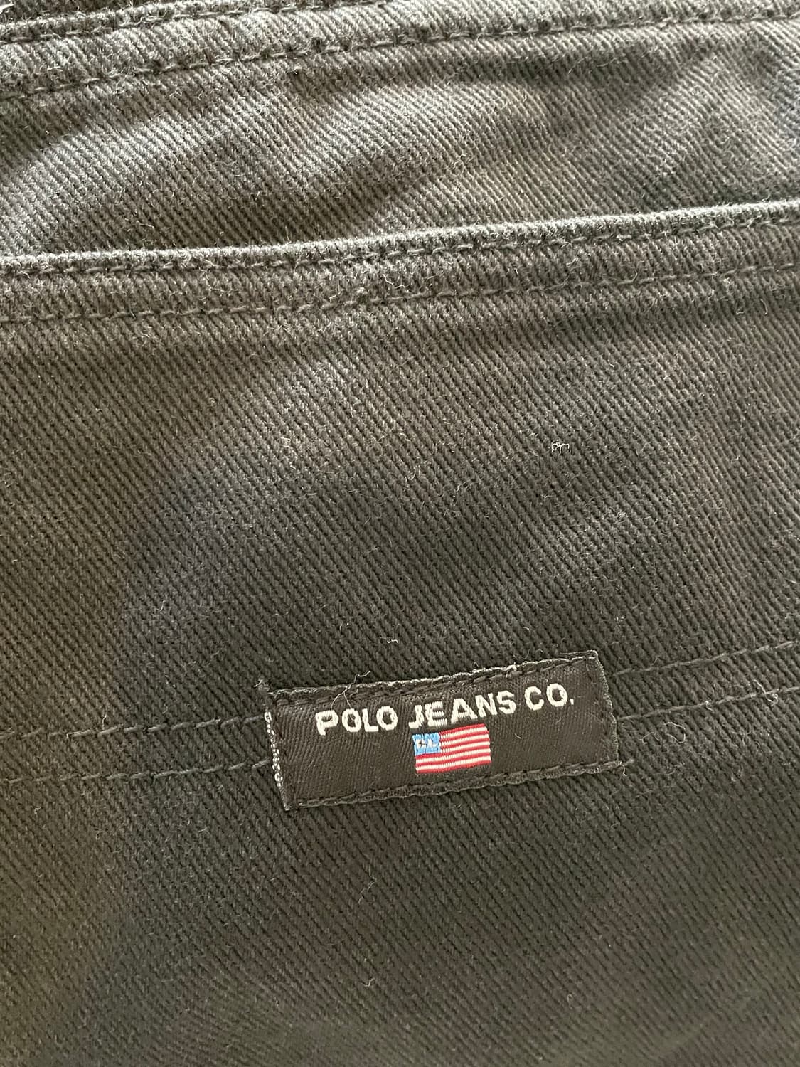 (polo Jeans Co.)폴로 진스 코 루즈 핏 블랙 데님 팬츠바지 상품이미지4