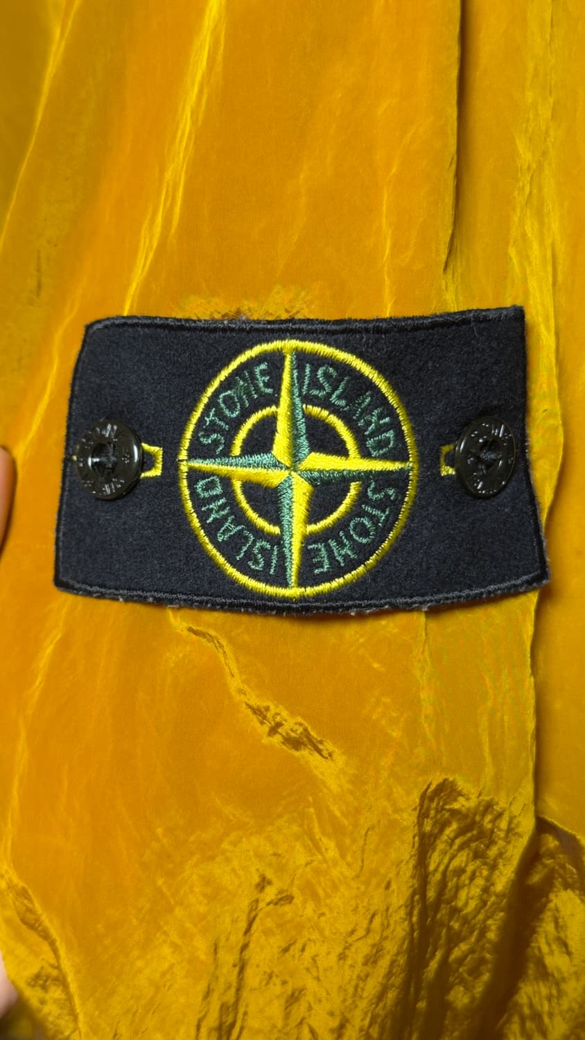 스톤아일랜드 나일론메탈 오버셔츠 옐로우 xxl 상품이미지3