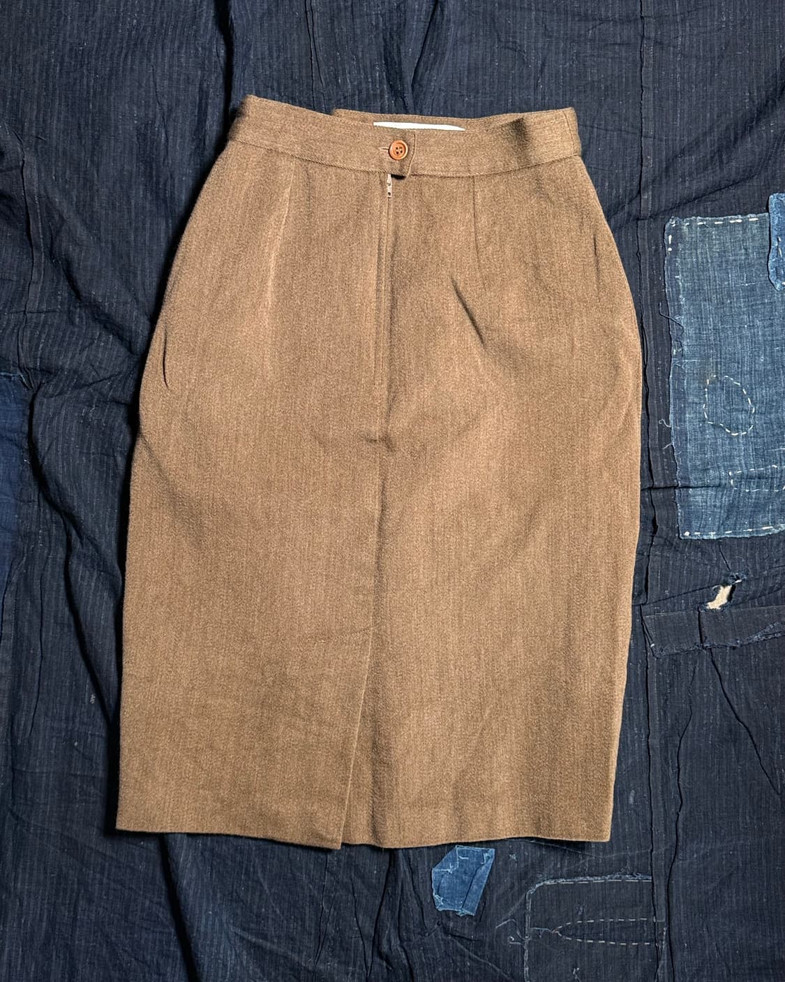 90-00‘s 막스마라 버진울 스커트 US6 상품이미지1