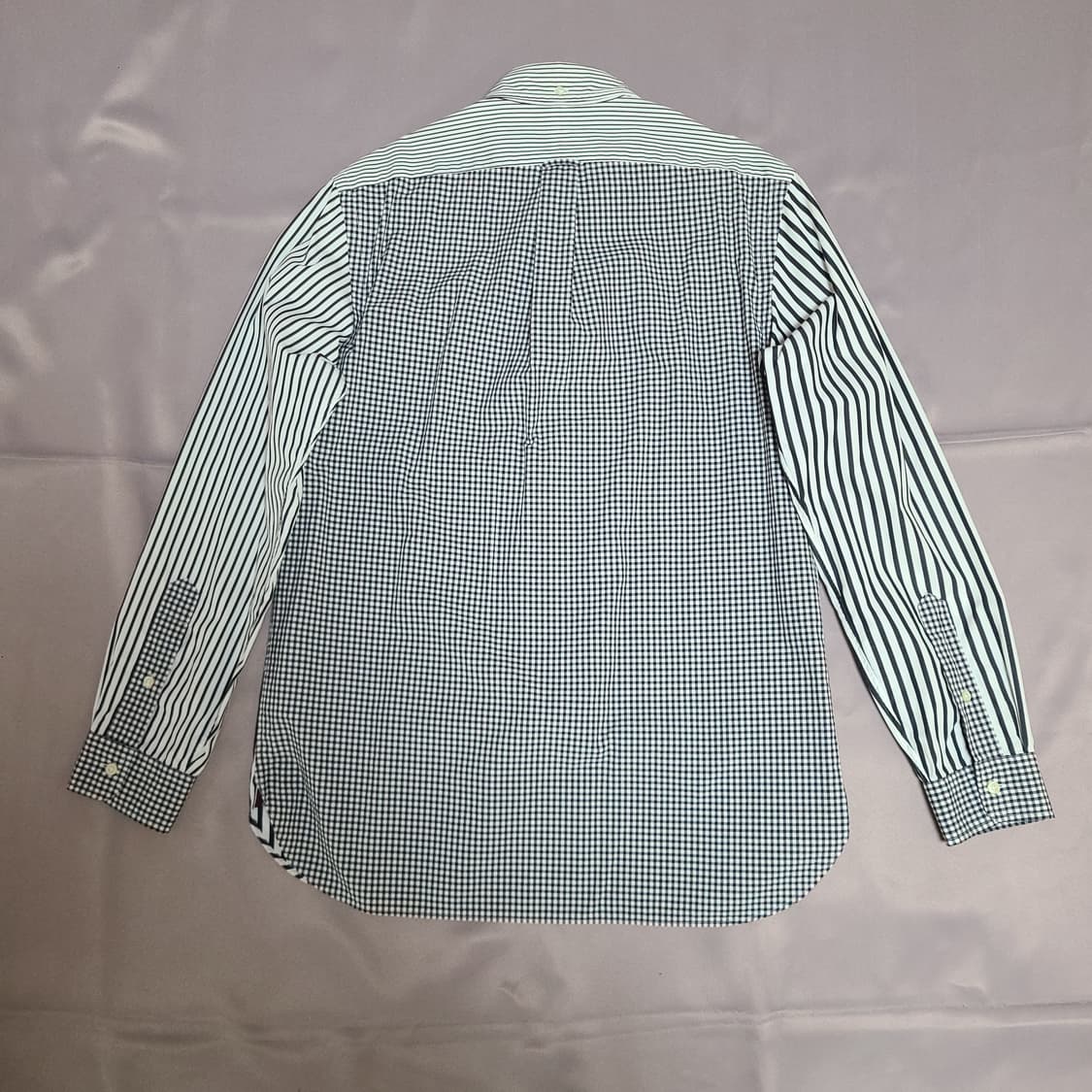 (새상품급 M 100) 폴로 랄프로렌 스트라이프 킹엄체크 긴팔 셔츠 상품이미지4