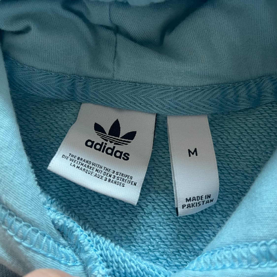 아디다스 신형 빅로고 후드티 상품이미지3