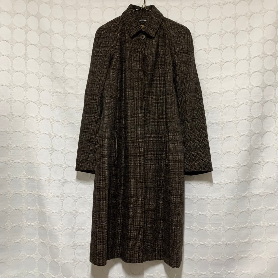 Kenzo 울 체크 코트 상품이미지4