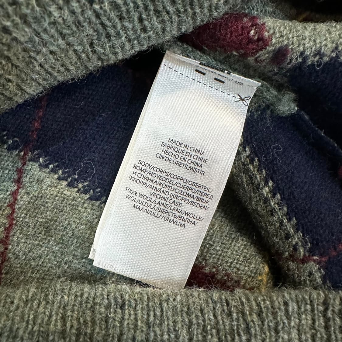 폴로랄프로렌 클래식 아가일 니트 베스트 상품이미지7