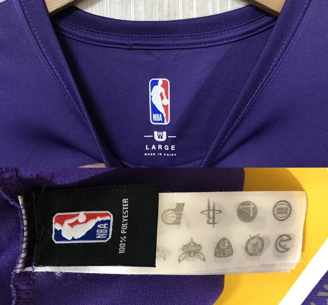 NBA LA레이커스 플레이어티셔츠 L #6 르브론제임스 상품이미지4