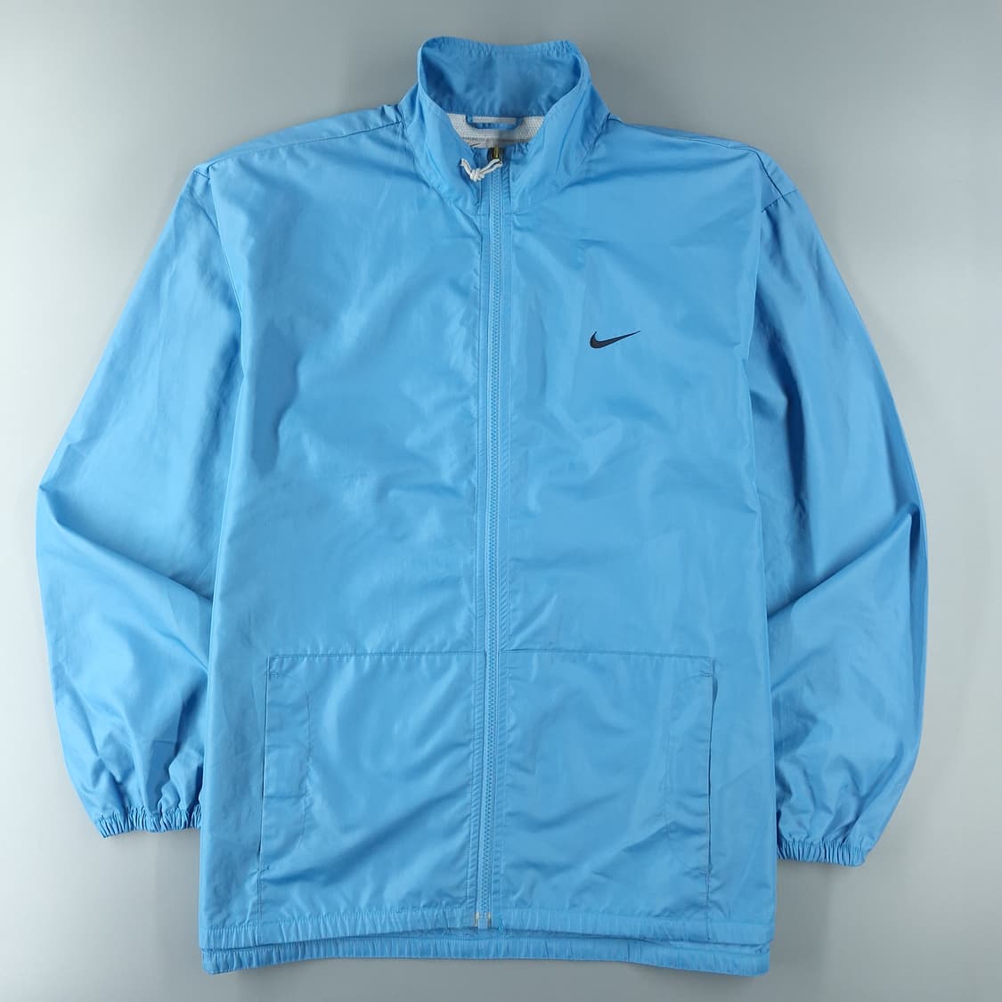 나이키 00s 스카이블루 스우시 로고 클리마핏 올드스쿨 바람막이 XL 상품이미지2