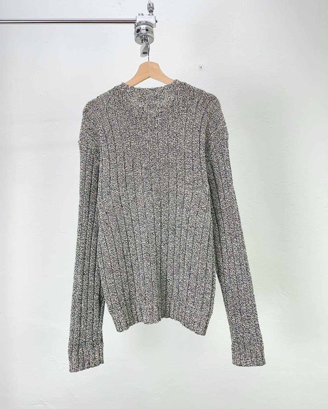 폴로 랄프로렌 블랙 앤 그레이 성조기 크루넥 니트 스웨터 상품이미지6