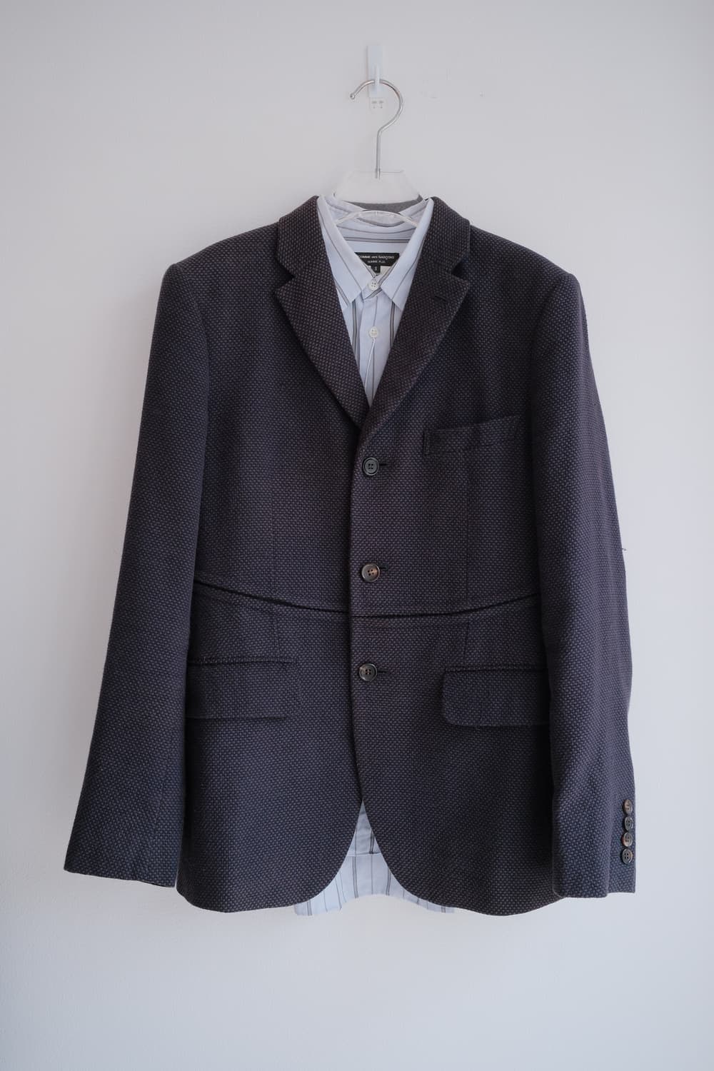 Curved Oxford jacket 상품이미지1