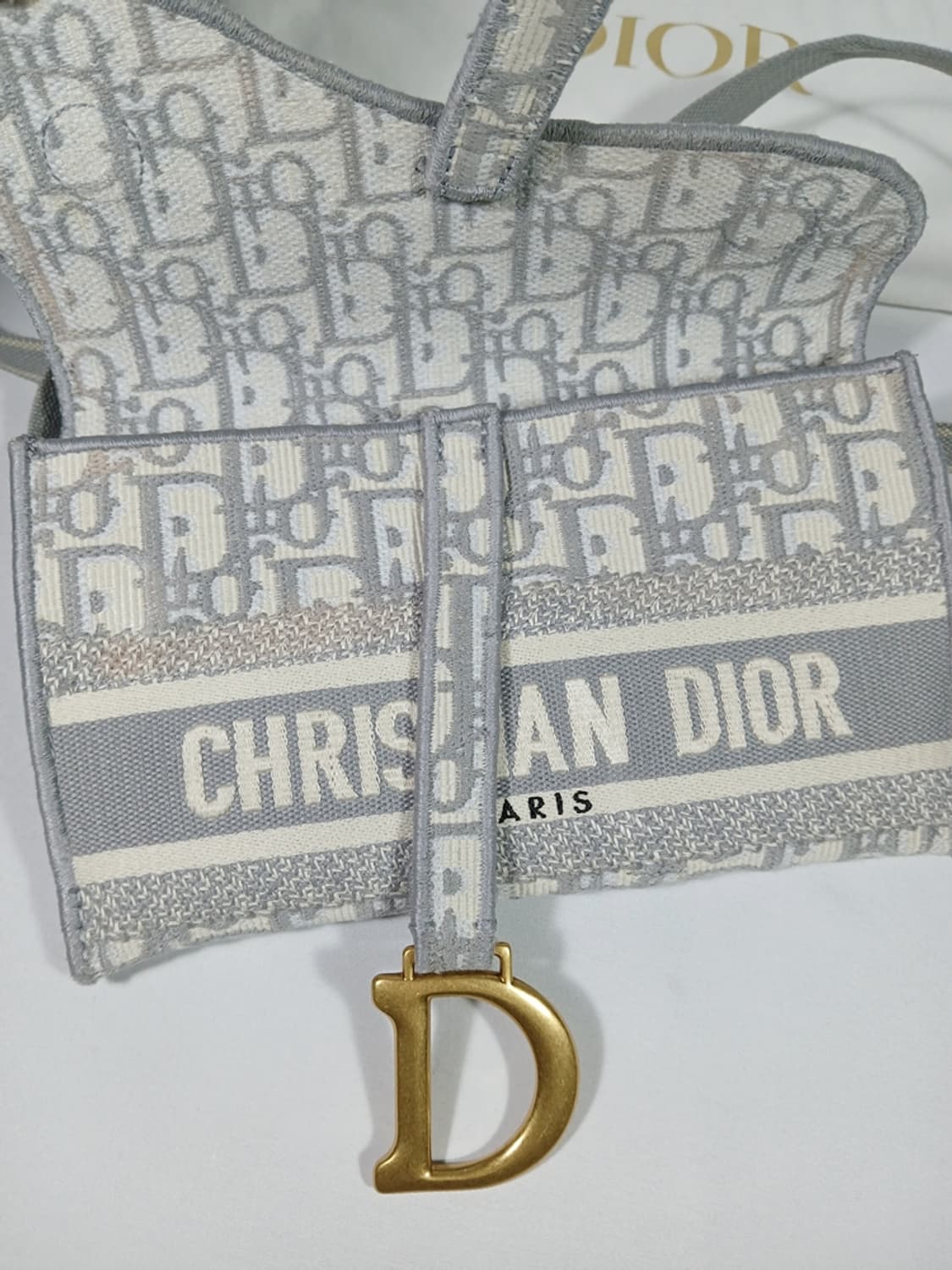 디올 오블리크 새들 슬림 벨트백 S5647CRIW 상품이미지9