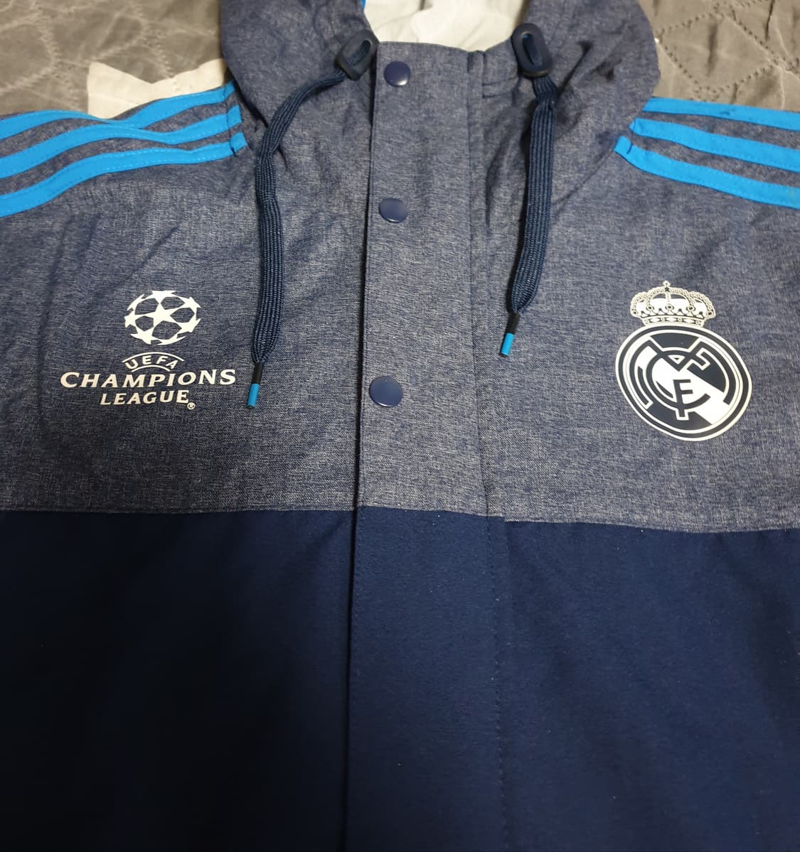 아디다스 레알마드리드 EU챔스 올 웨더 바람막이 자켓 (L) 상품이미지2