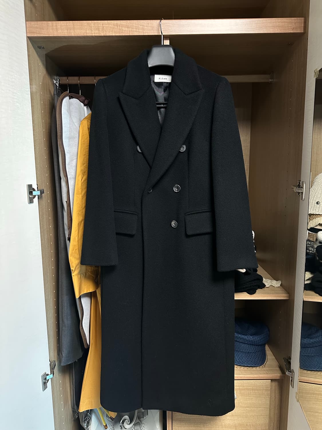 KLEAN(클린) 여성 블랙 코트 상품이미지1