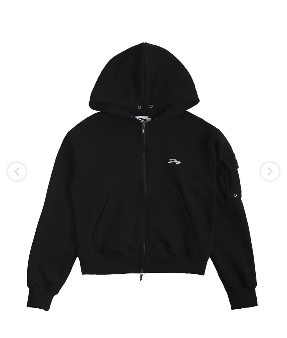 탄산 마그네슘 설라노x탄산 사이드 포켓 후드집업 상품이미지1