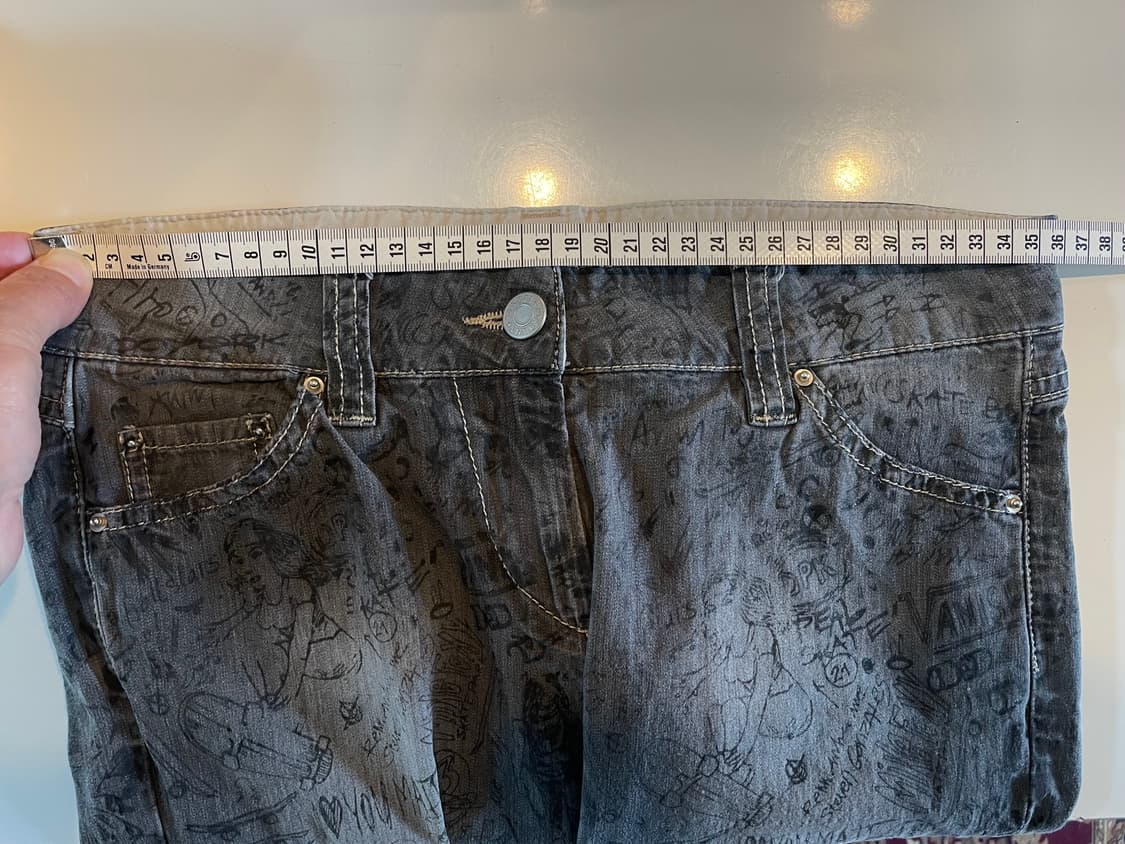 Isabel Marant 회색 프린팅 스키니진 0사이즈 상품이미지8