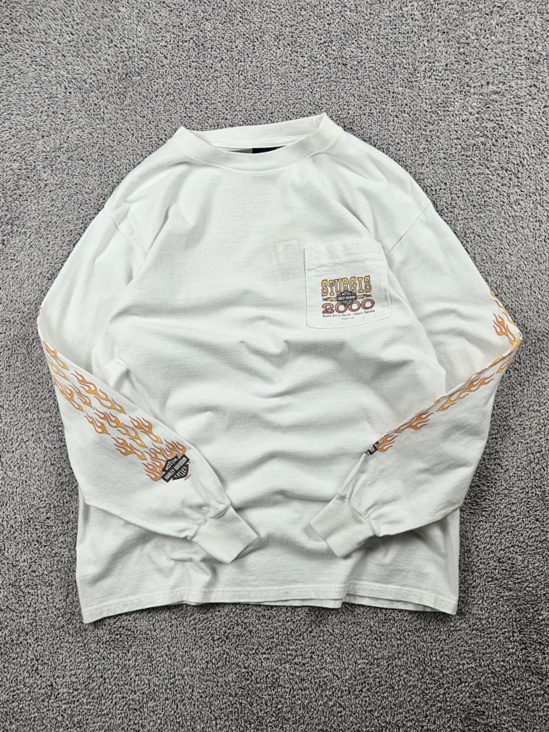 할리데이비슨 블랙힐스스터지스 랠리 플레임 롱슬리브 ( L )/ 10541 상품이미지3