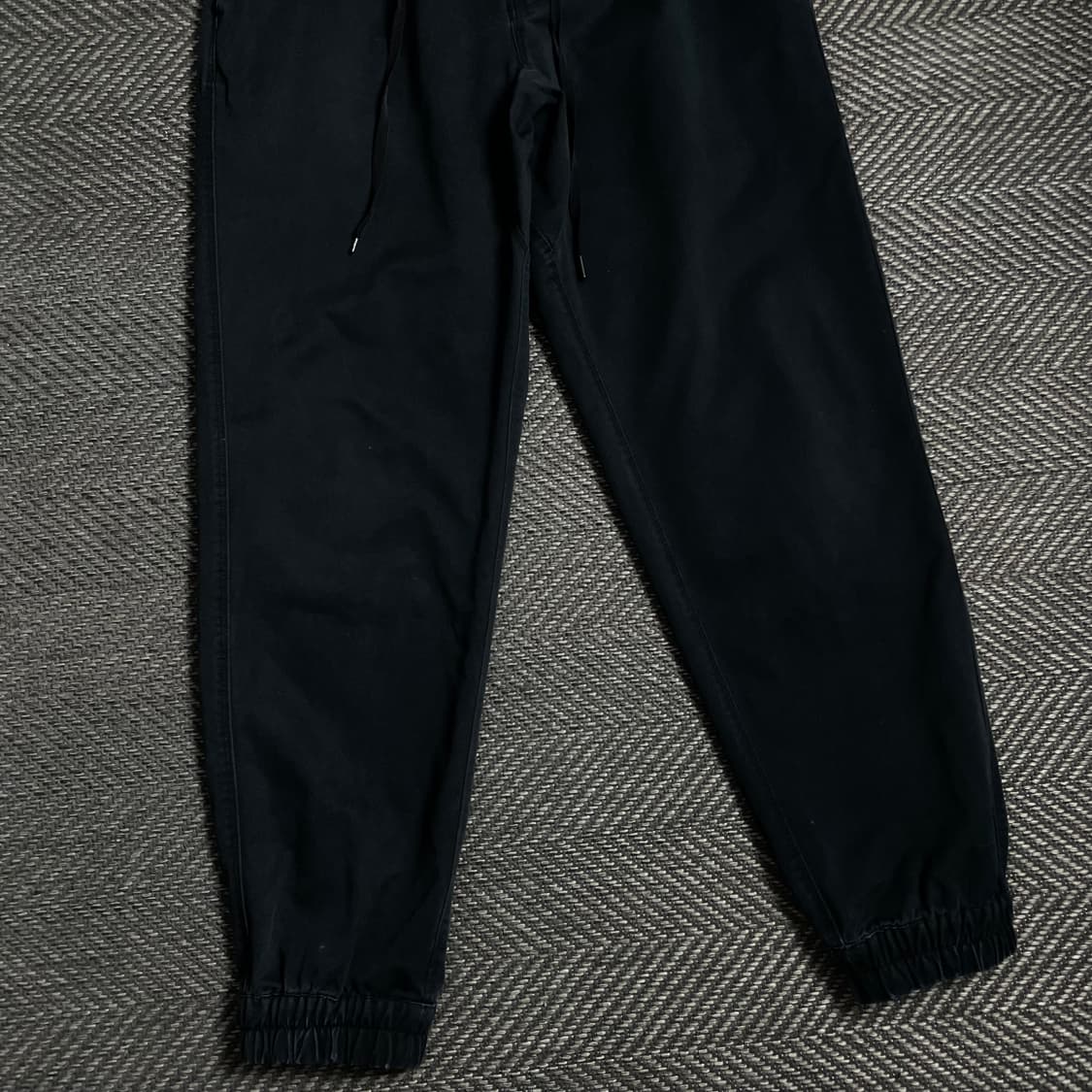 컨버스 코튼 밴딩 조거 팬츠 블랙o 4863 상품이미지2