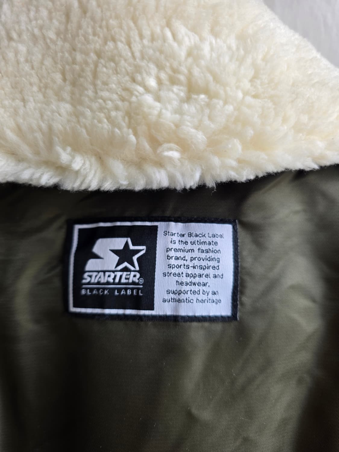 스타터 블랙 라벨  항공 B-2 다운점퍼 L 상품이미지6