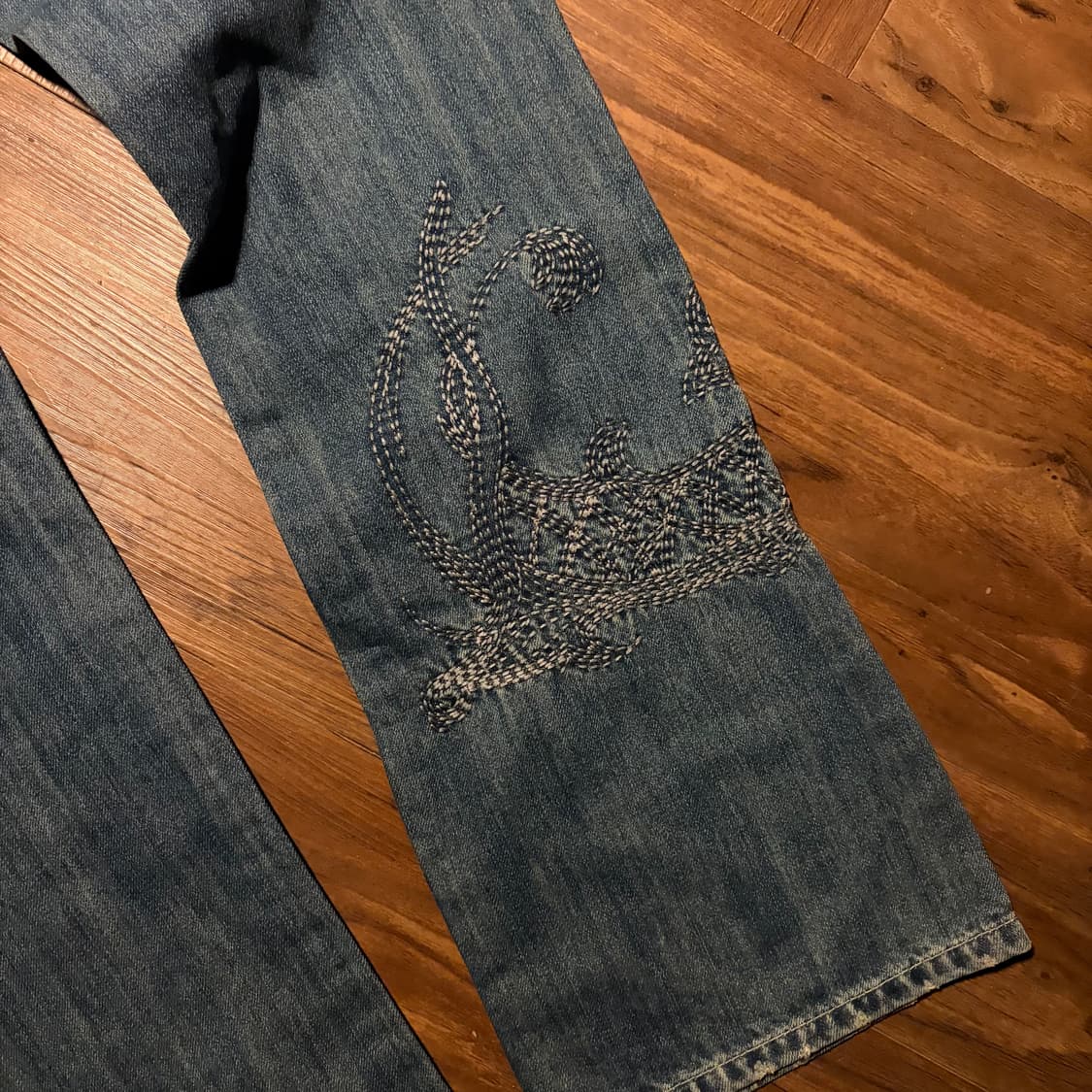 TAKE 2 UPGRADE SASHIKO DENIM PANTS 상품이미지5