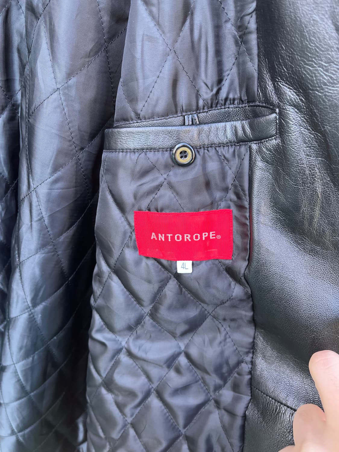 Antrope 양가죽 니트 도킹 코트 상품이미지7