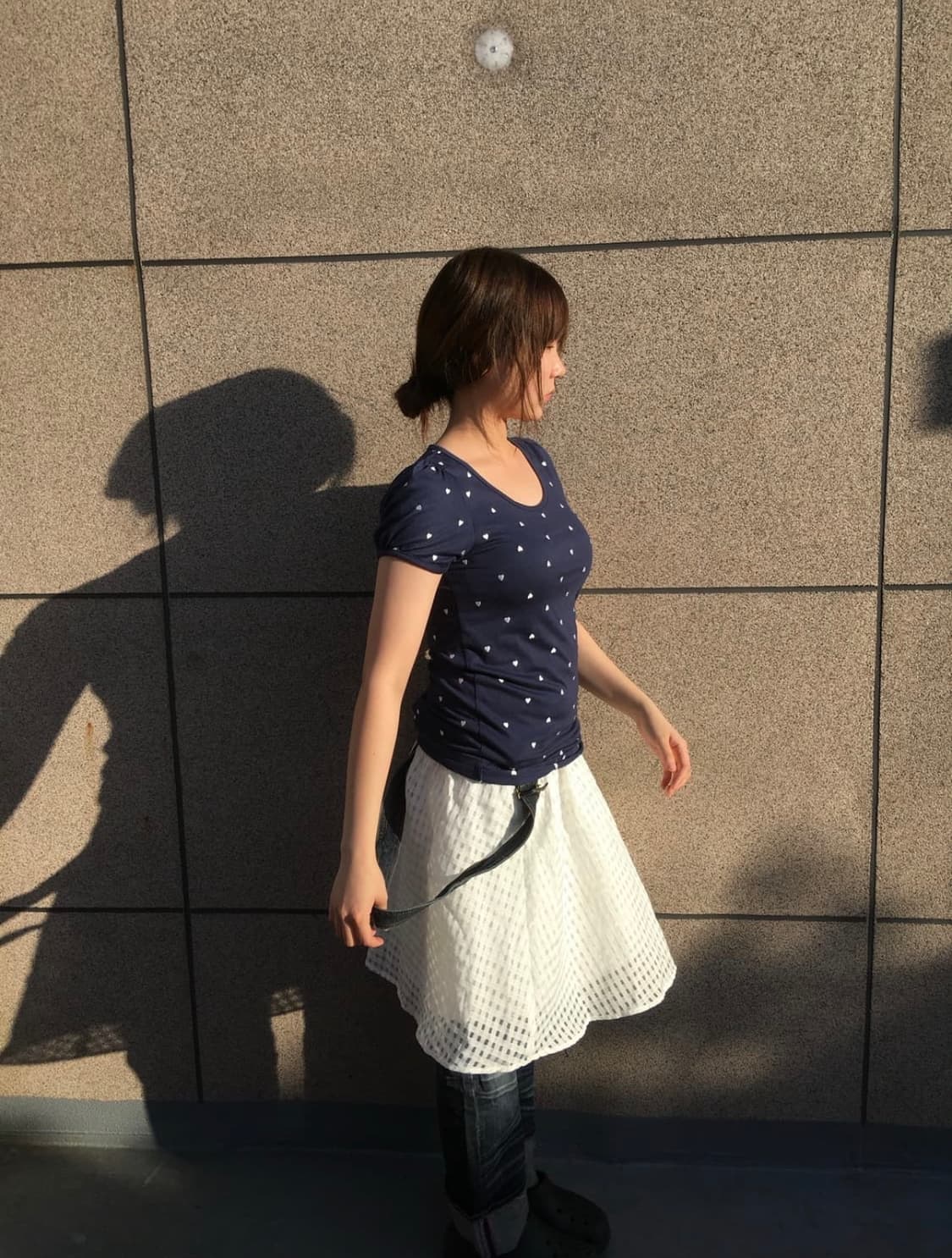 빈티지 와플 스커트 상품이미지4