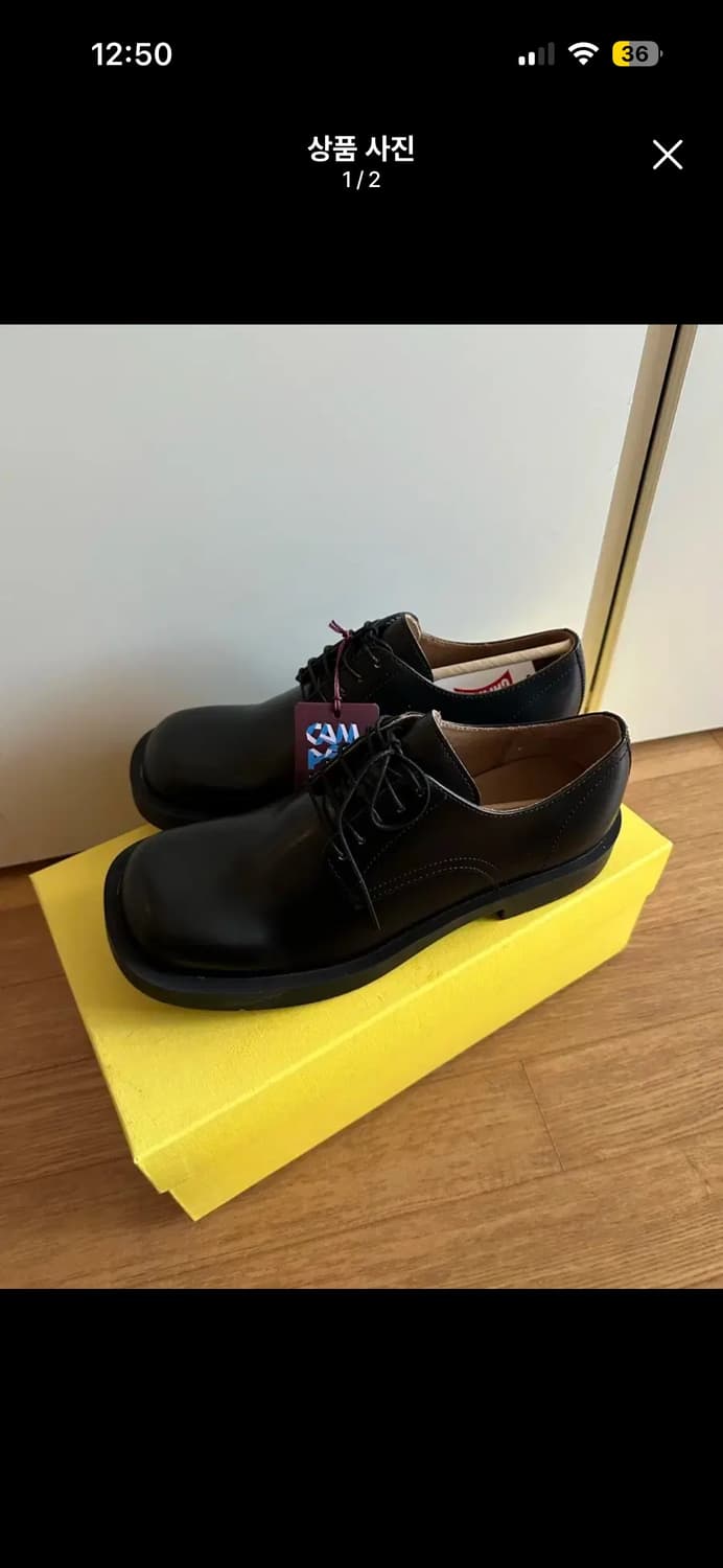 캠퍼 랩 더비슈즈 남성용 상품이미지1