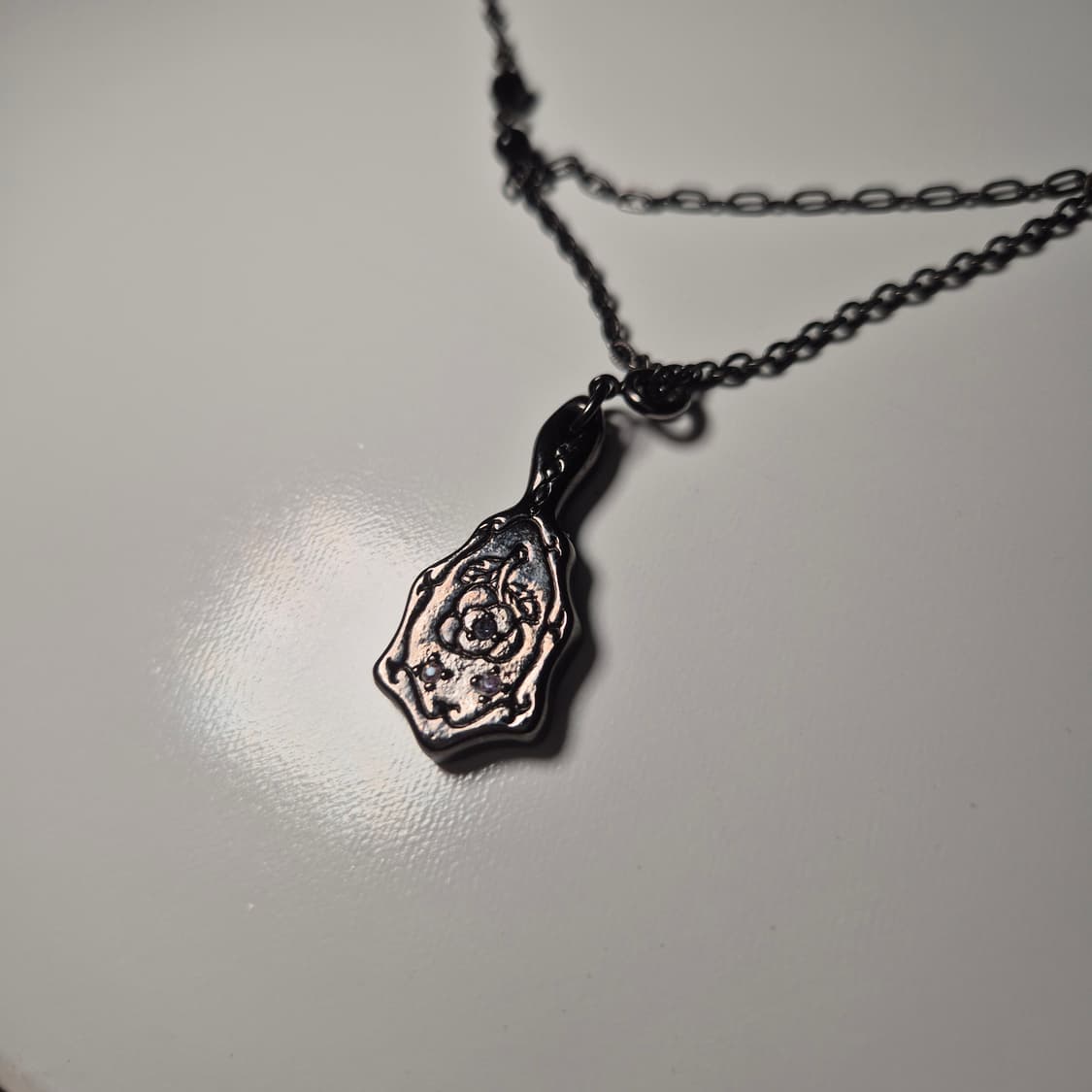 안나수이 장미 거울 목걸이 (박스X) 상품이미지6