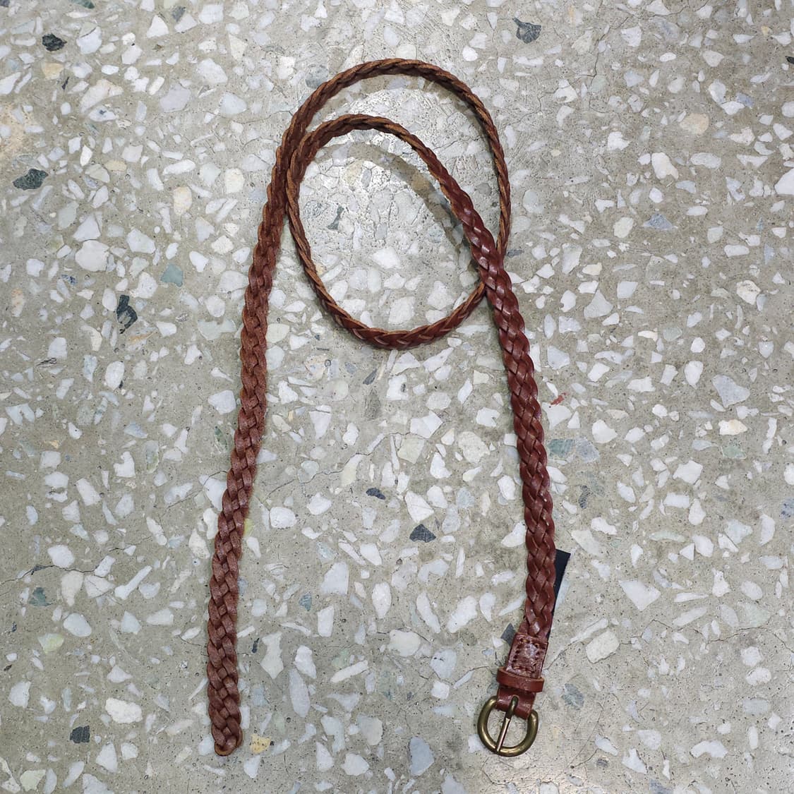 영국산 ANGLO 꽈배기 레더 벨트 상품이미지1