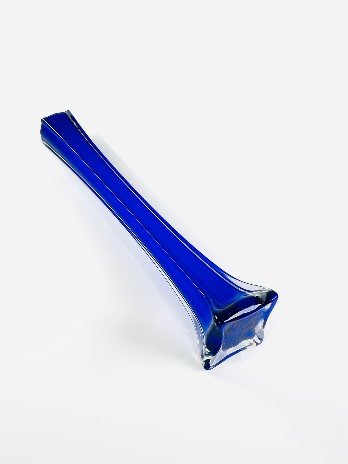 Eiffel Tower artglass square vase(blue) 상품이미지1