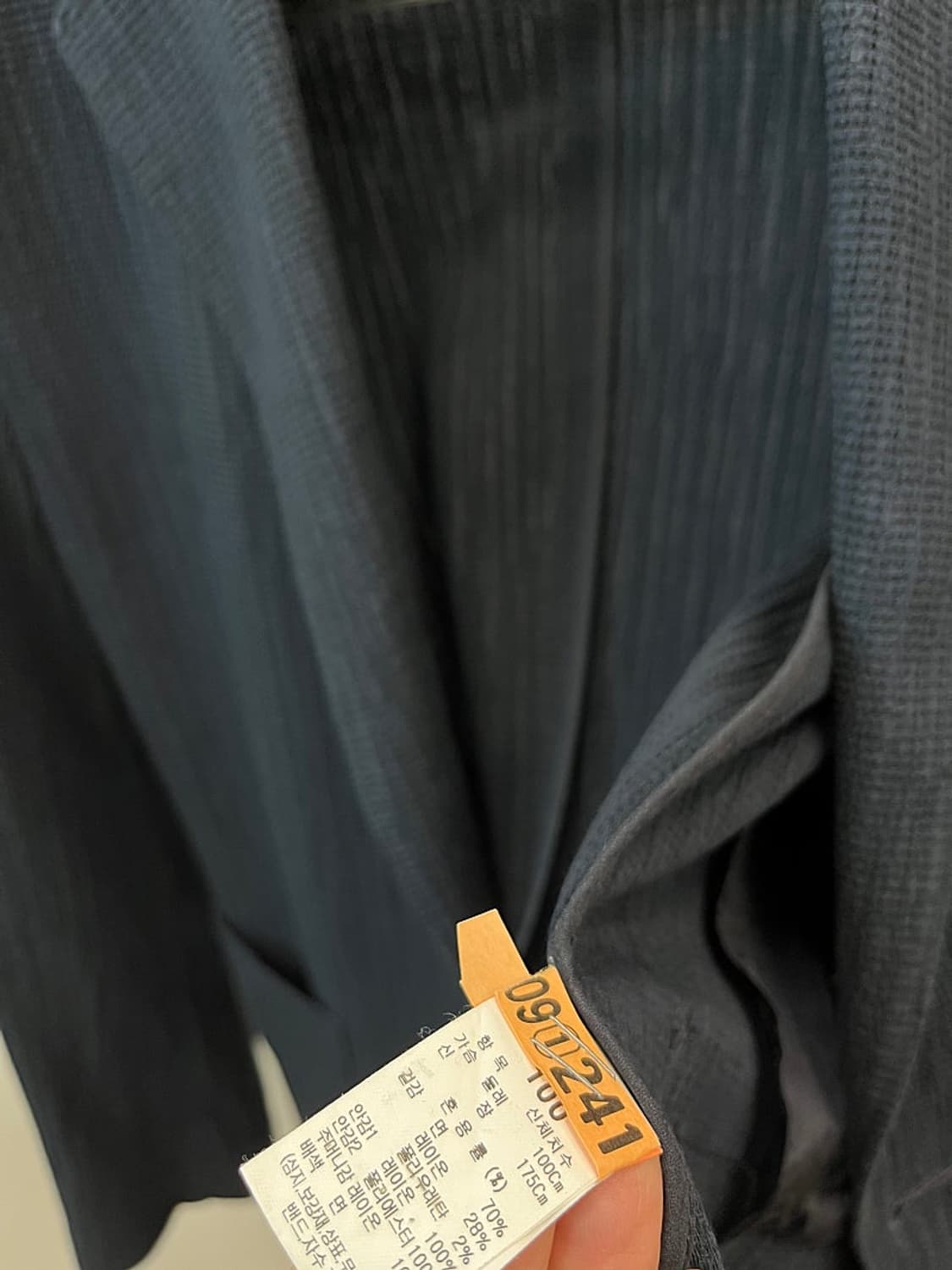 100) 타임 플리츠 시어서커 자켓  상품이미지8