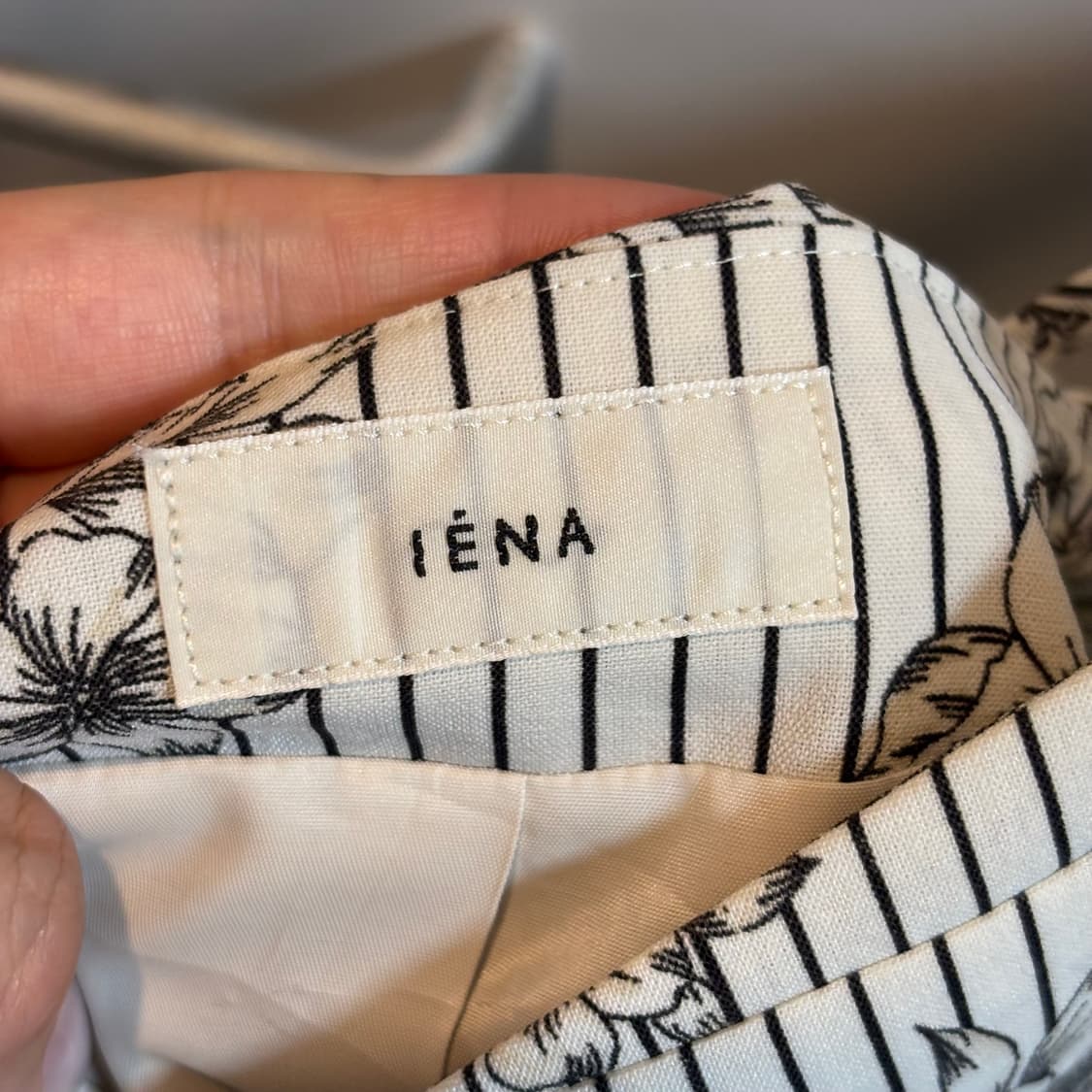 일본제) IENA 스트라이프 플라워 원피스 새제품 상품이미지8