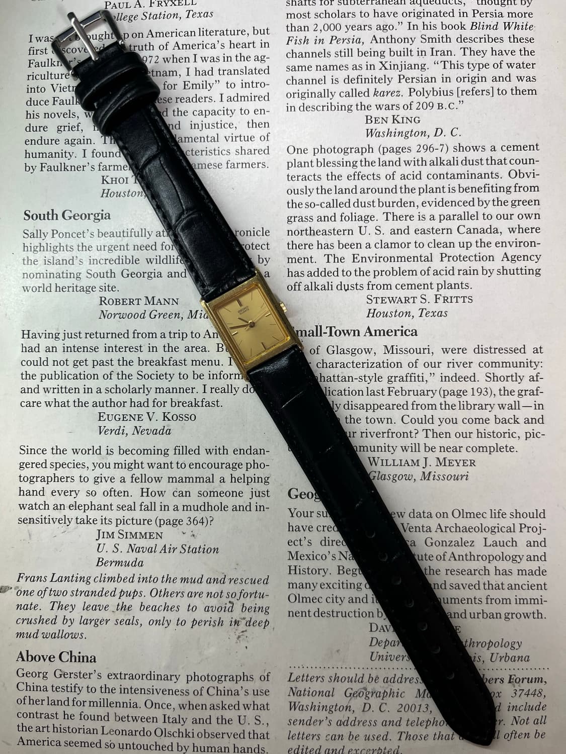 SEIKO 탱크 레이디스 쿼츠  상품이미지3