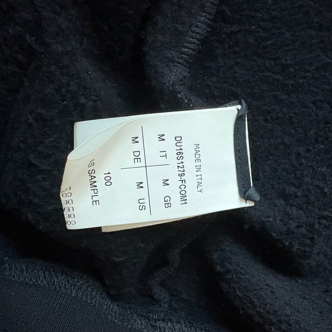 릭오웬스 제이슨 레더패널 후드집업 M 상품이미지4