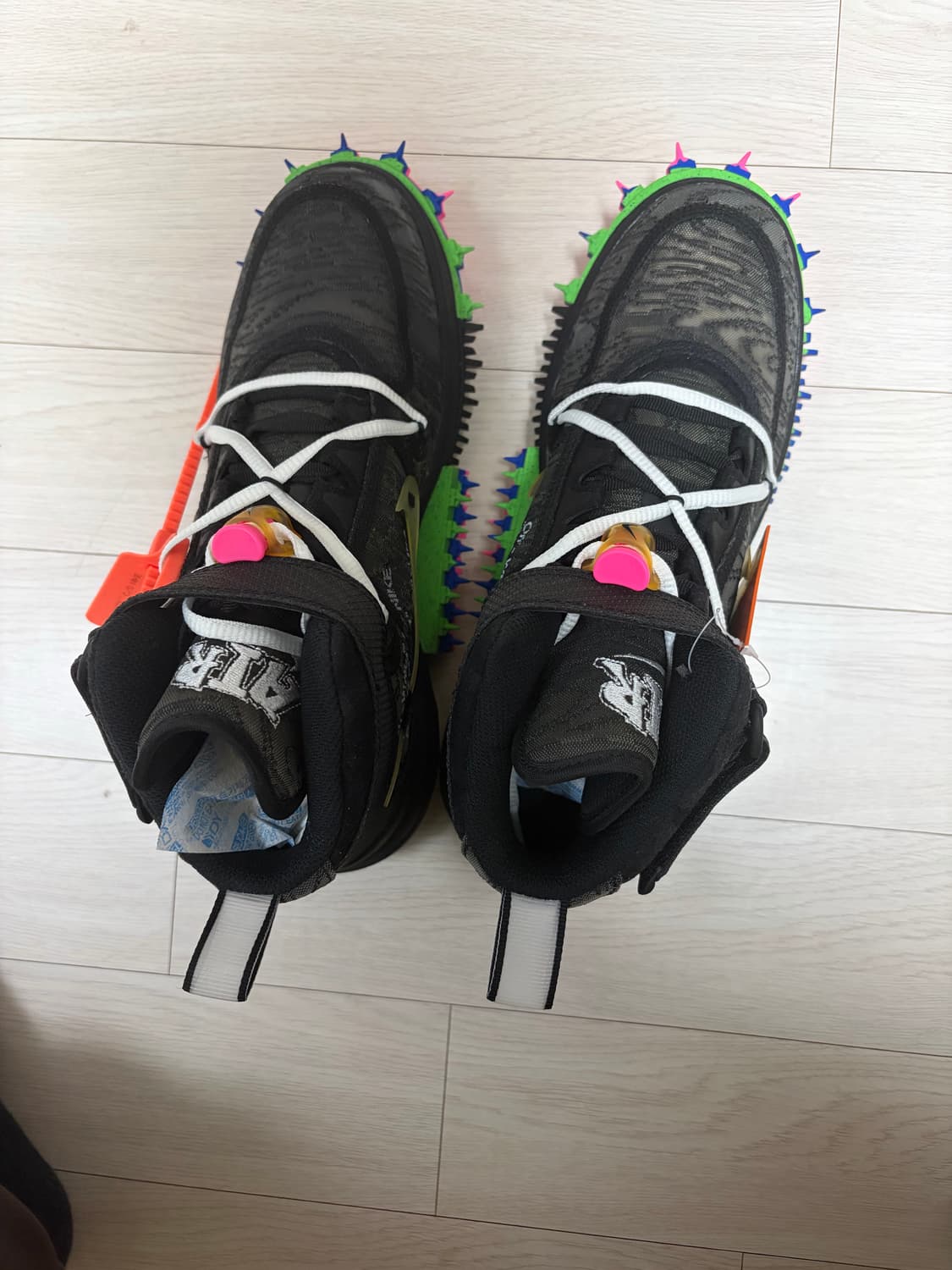 나이키 오프화이트 에어포스1 미드sp 블랙 265 상품이미지1