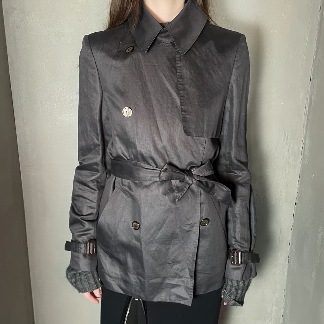 06ss 알렉산더 맥퀸 트렌치 코트 상품이미지4