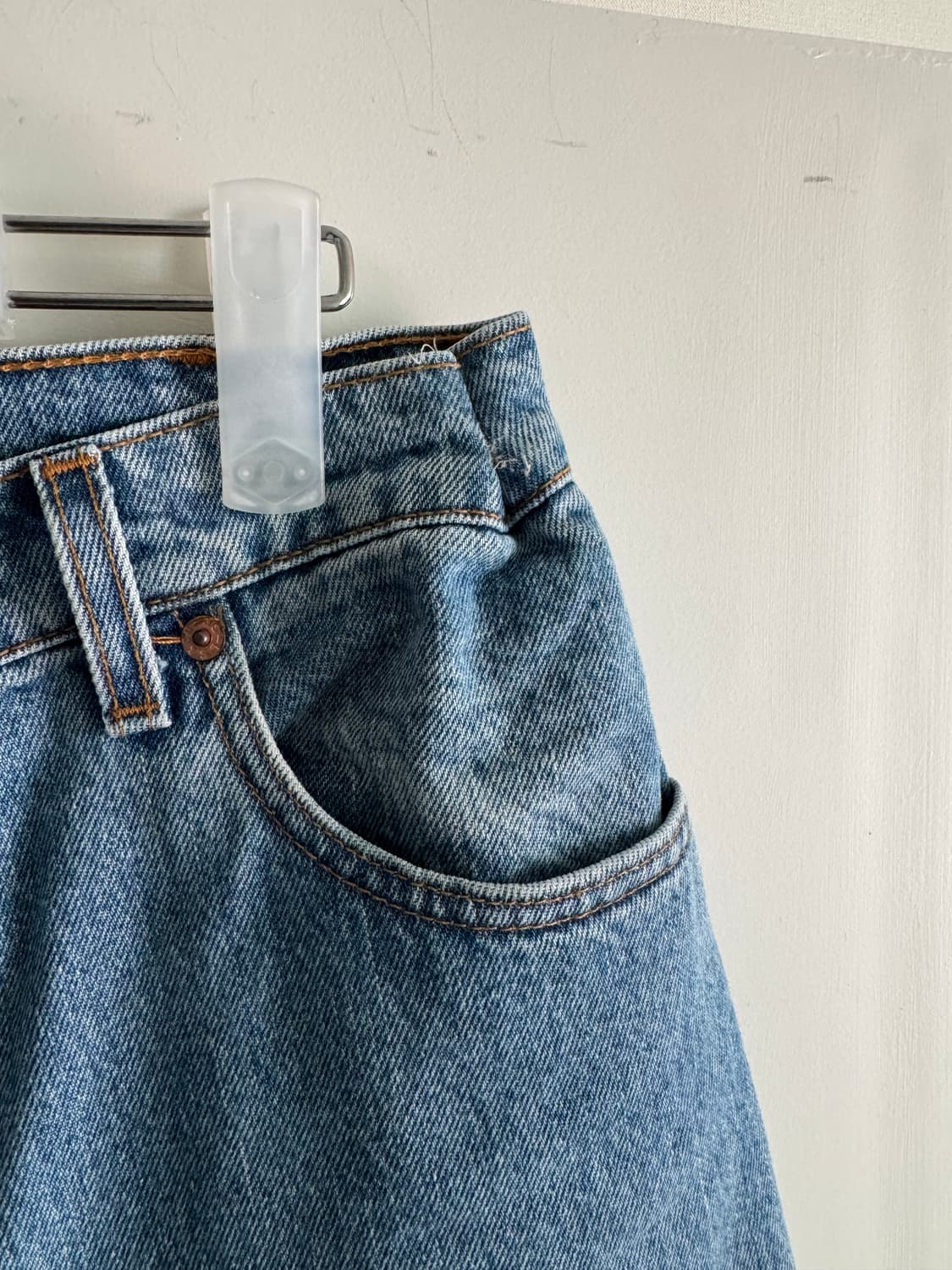 90s USA 빈티지 리바이스 567 데님 36x32 상품이미지5