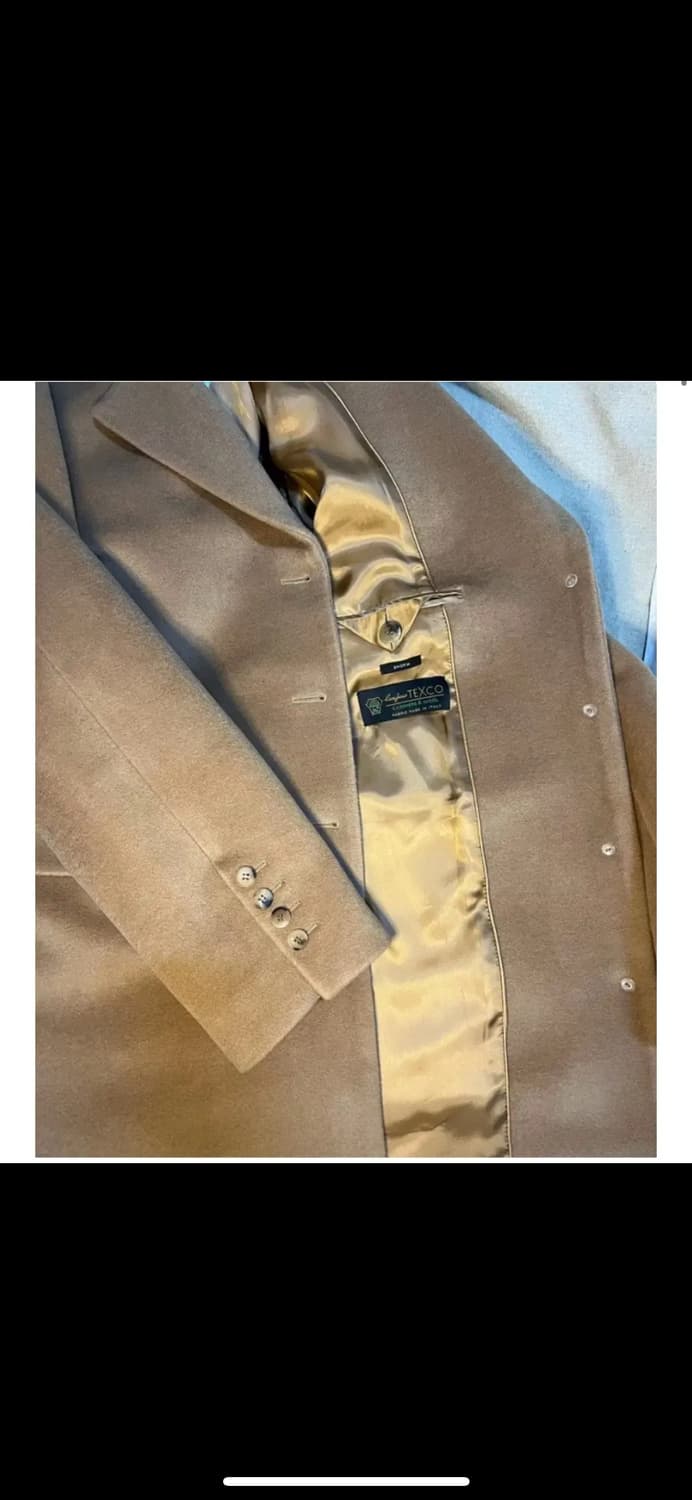 샵엠 클래식 캐시미어 코트 브라운 38 상품이미지3