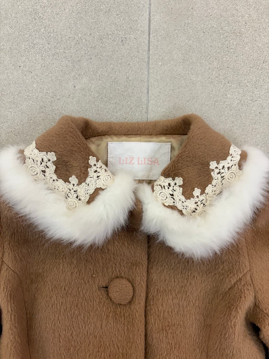 리즈리사 베이지 코트 상품이미지7