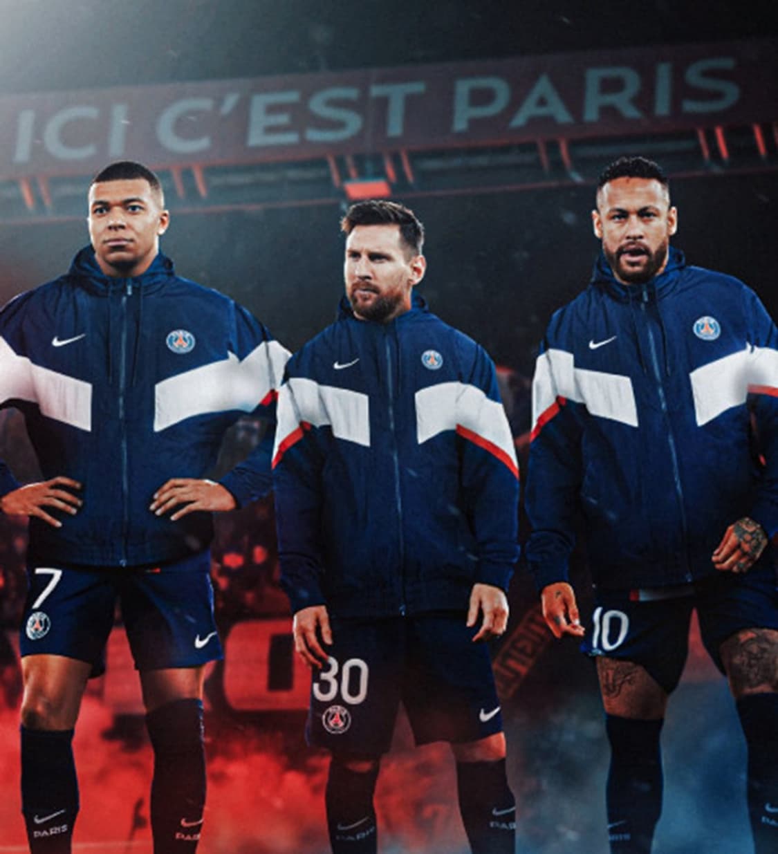 나이키 PSG 스트라이크 우븐자켓 네이비 상품이미지1